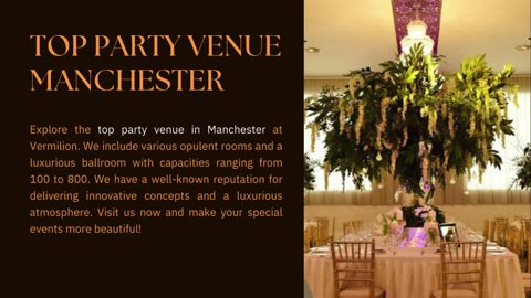 Top party venue Manchester