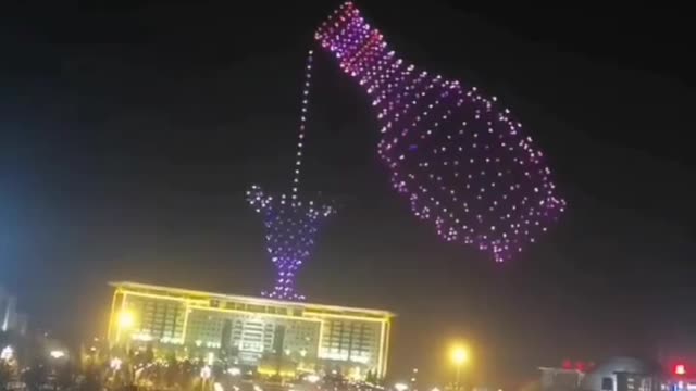 مشهد رائع لدرون