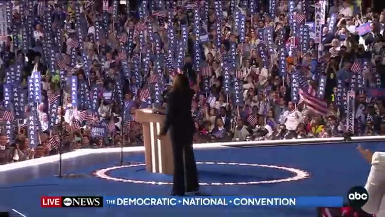 Kamala Harris delivers forceful speech to close out DNC and accept 2024 nomination