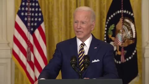 President Joe Biden Press Conference Marking His First Year In Office