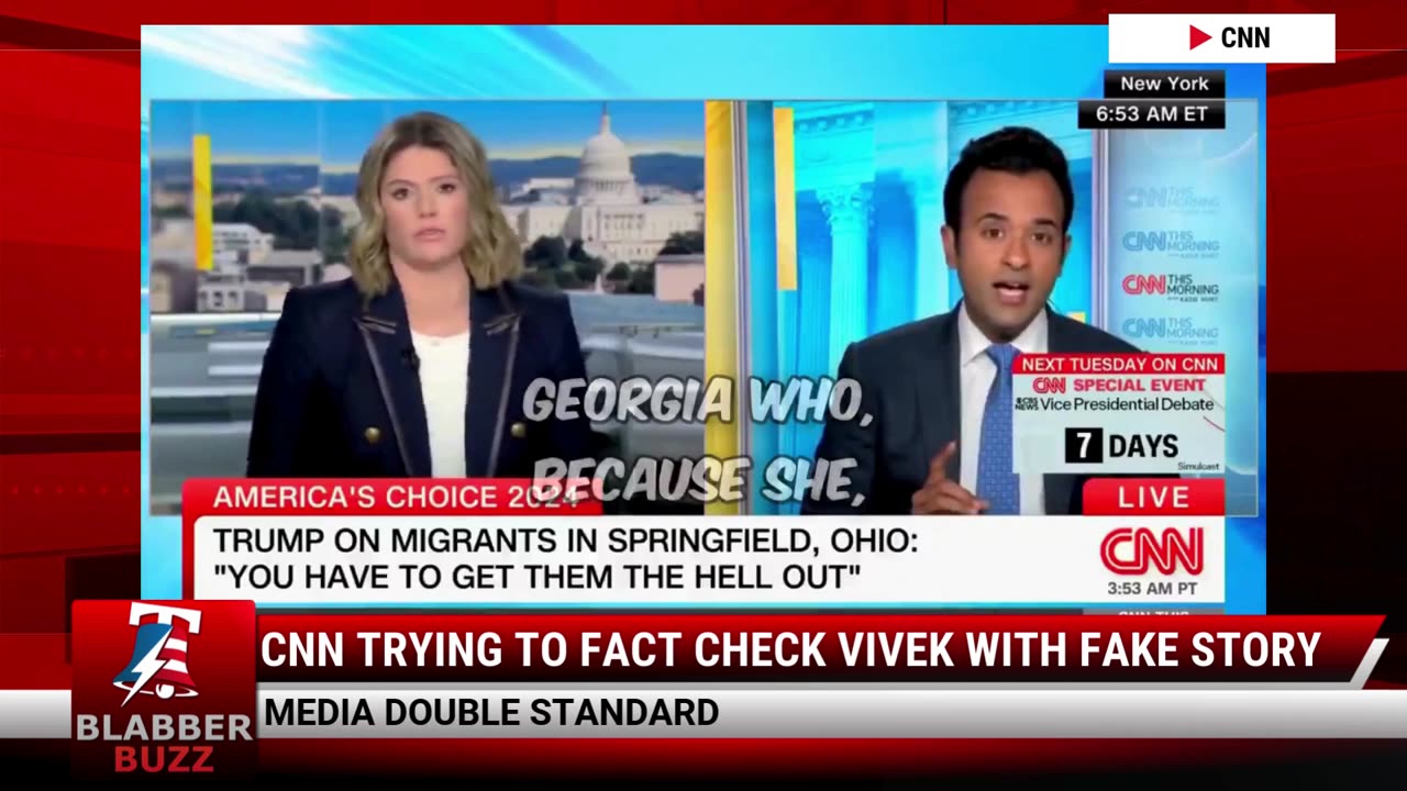 CNN Trying To Fact Check Vivek With Fake Story