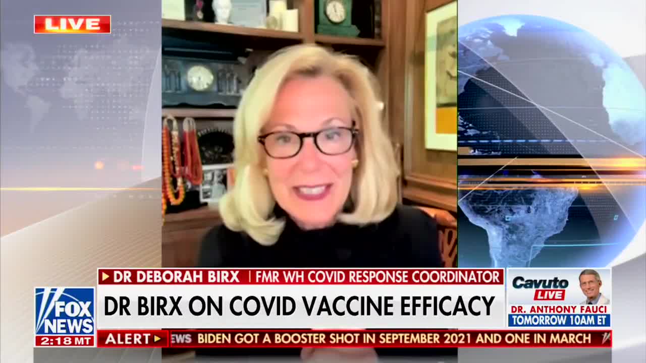 Dr. Birx Tells Neil Cavuto That She Knew The V a x Wasn't Going To Work