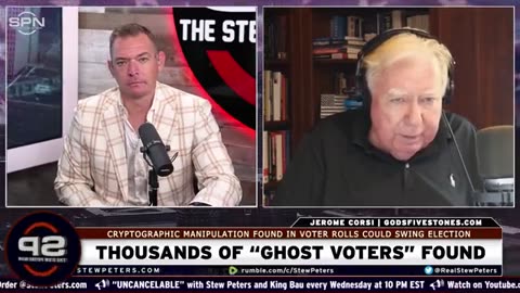 “Ghost Voters”: Jerome Corsi uncovers Cryptographic Algorithms and Thousands of Invisible Voters across the US that will Swing the Election