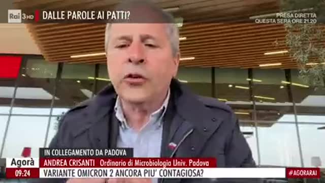 I 120/150 morti al giorno non sono novax, ma nel 95% sono fragili vaccinati - Crisanti