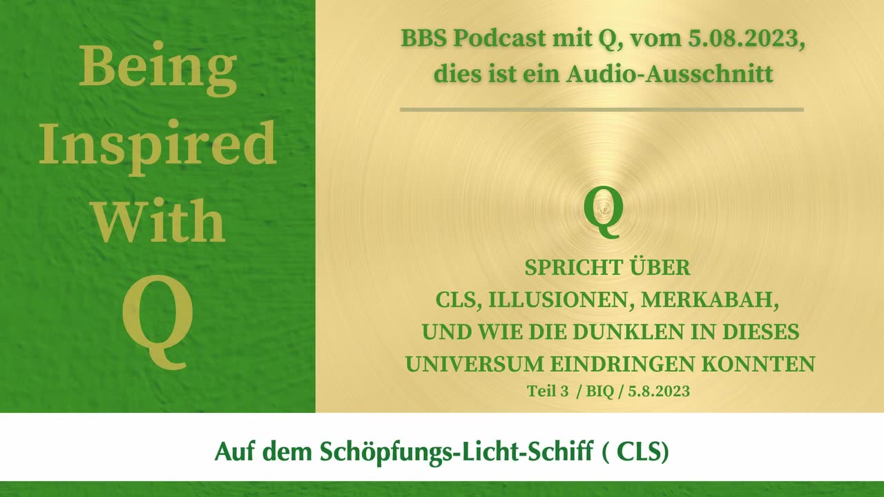 Teil 3 - Q SPRICHT ÜBER CLS