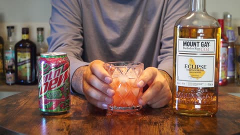 Mount Gay Eclipse Rum & Mtn Dew Major Melon