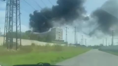 🔥 Russian Omsk, "Omsktransmash" plant on fire.