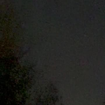 Strange cigar UFO (mothership?) spotted over my backyard 10/26/24 6:55p (3 of 3)
