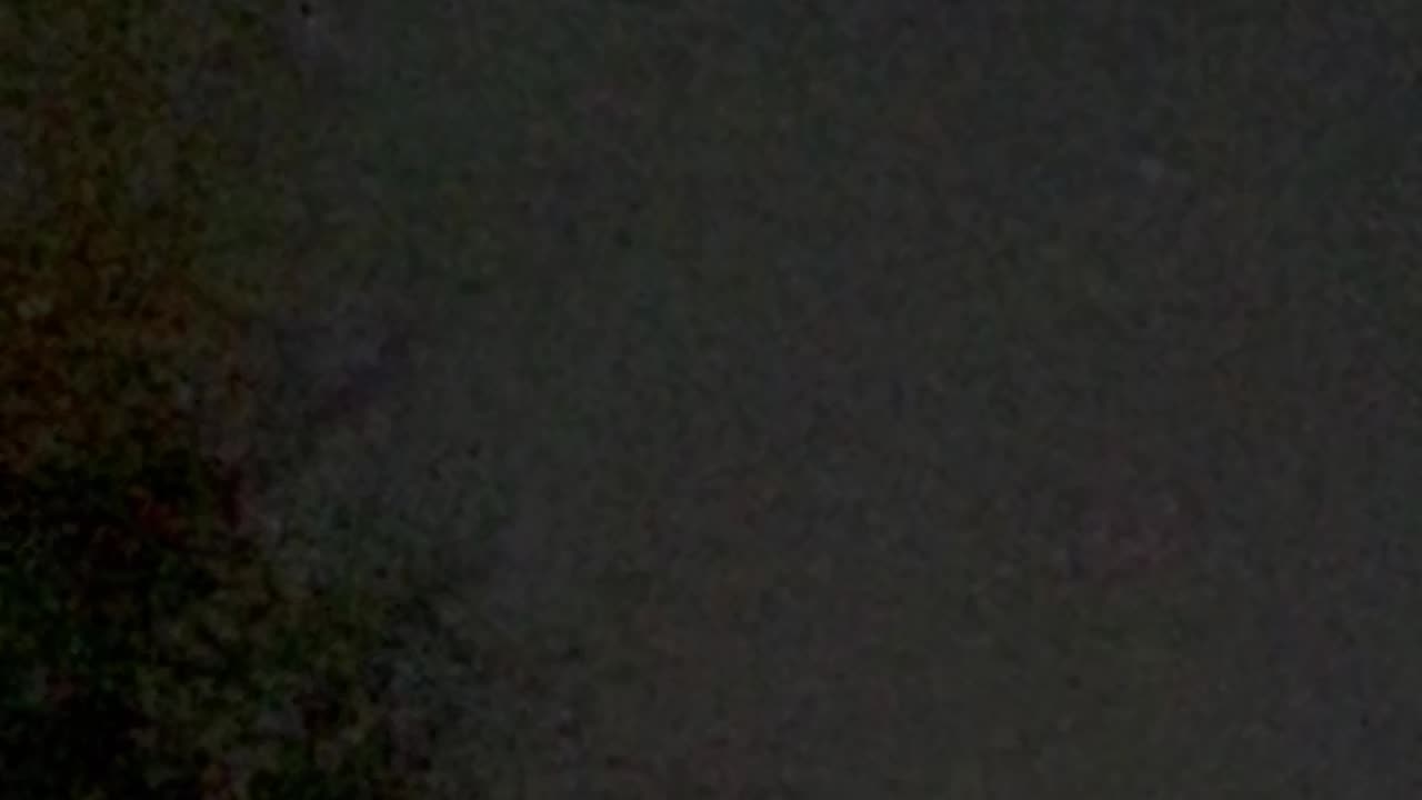 Strange cigar UFO (mothership?) spotted over my backyard 10/26/24 6:55p (3 of 3)