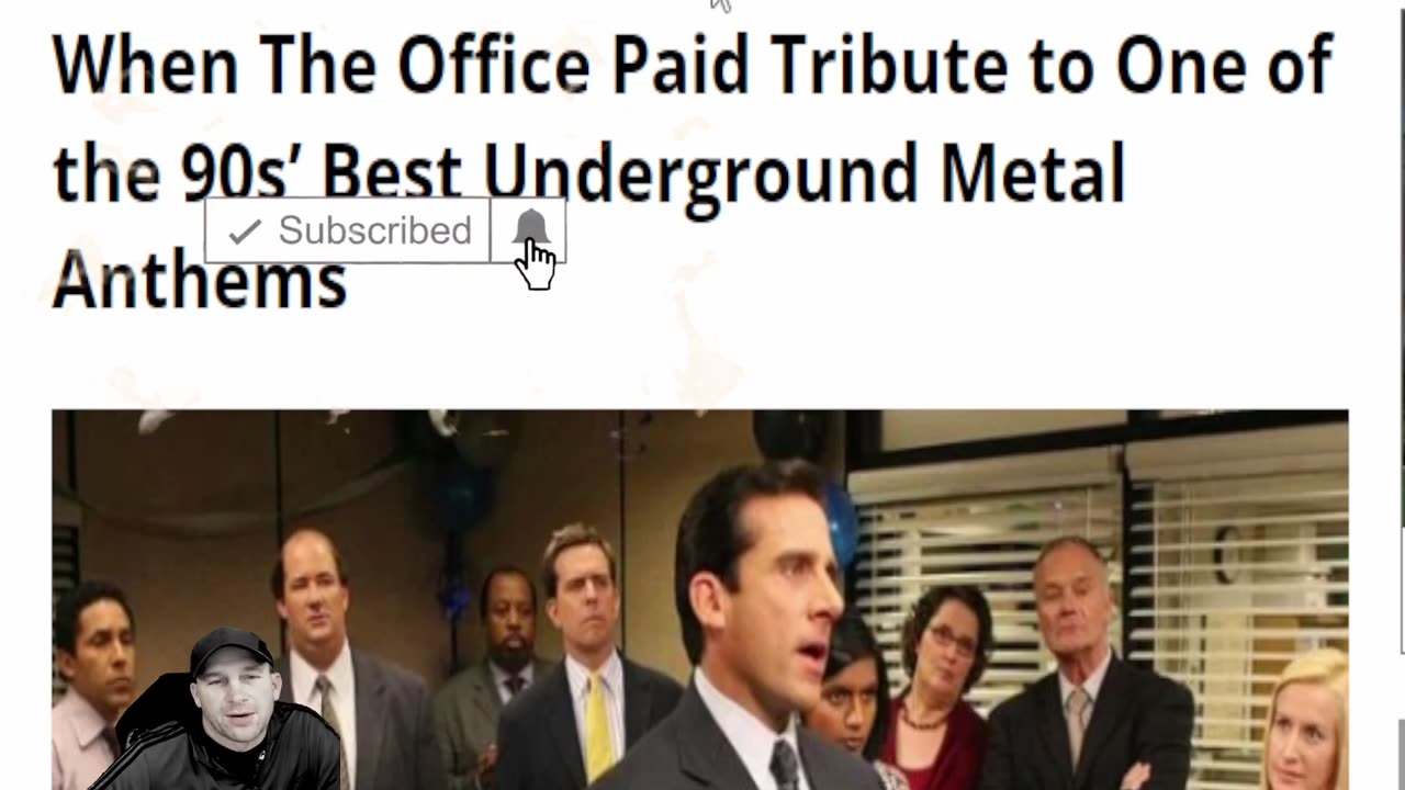 When The Office Paid Tribute to One of the 90s’ Best Underground Metal Anthems! What Song Was That?