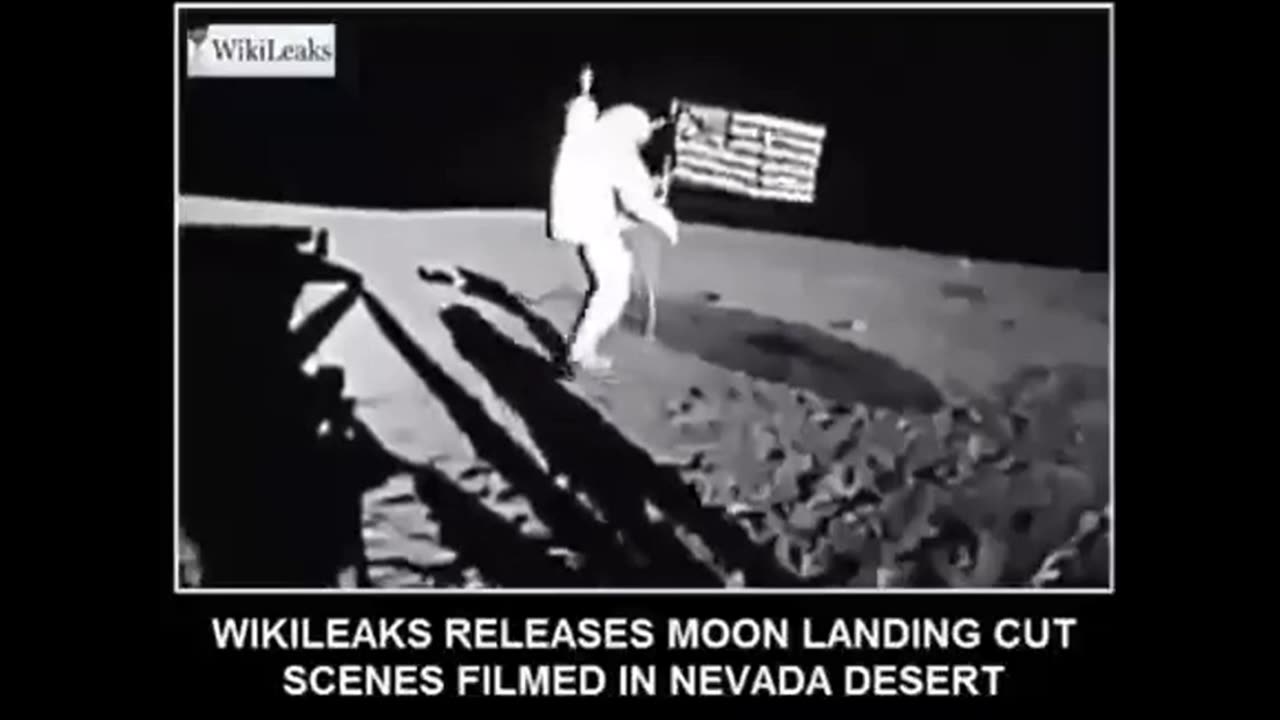 WikiLeaks Spilled The Moon Beans / Shows Proof Moon Landing FAKED/FILMED In Naevada / Thanks Snowden