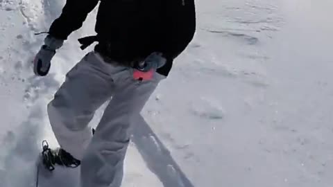 This skiing technique is very good