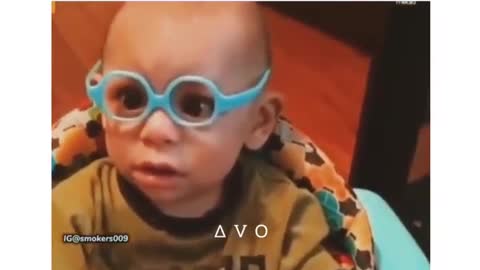 Blind baby sees for the first time 😭 so painful reaction