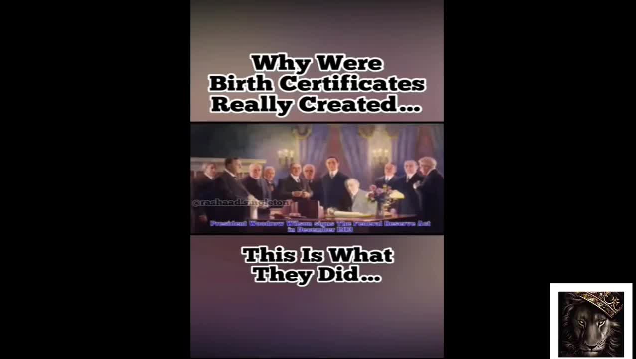 Why Was Birth Certificates Really Created ?