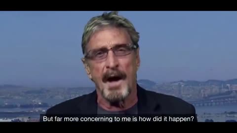 JOHN MCAFEE~ SO HE RECORDED THIS BEFORE THEY MURDERED HIM~HE KNEW TOO MUCH