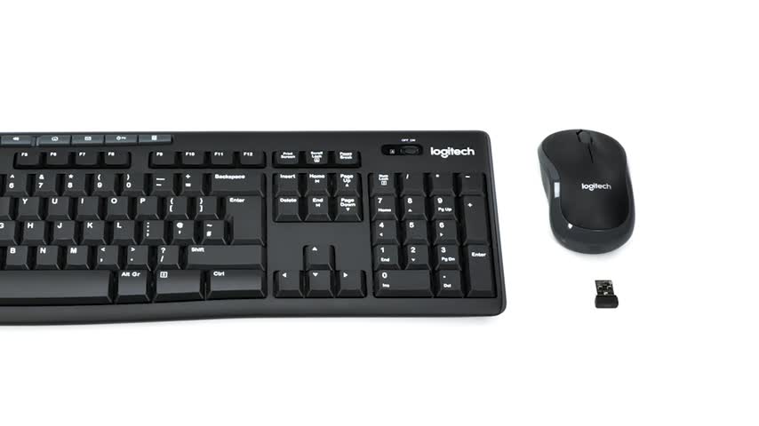 Logitech MK270 Wireless Keyboard and Mouse Combo - Keyboard and Mouse Included, Long Battery Life