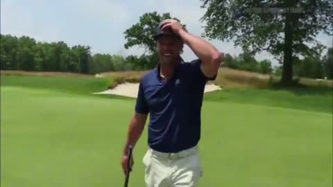 Trump Shoots a SOLO EAGLE while Playing with PGA Legend
