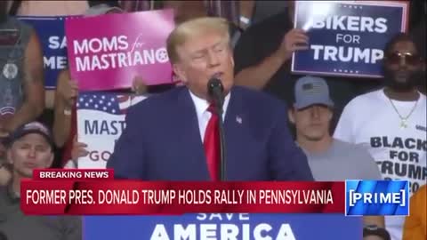 Donald Trump Holds Rally In Pennsylvania
