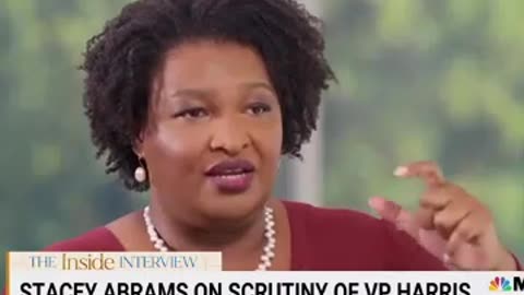 Stacy Abrams misspells 'Incompetence and Stupidity' when describing VP Harris