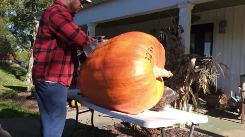 What Did I Carve On My Giant Pumpkin?