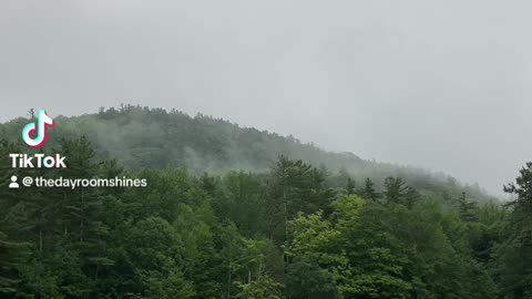 Mist Moving Amongst The Mountain