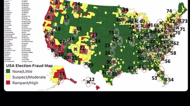 Mule Map vs Q #2690 Voter Fraud Map (Feb 2019)