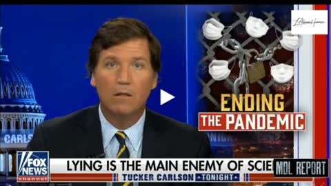 Plandémie: Tucker Carlson sur Fox News balance la vérité en direct !