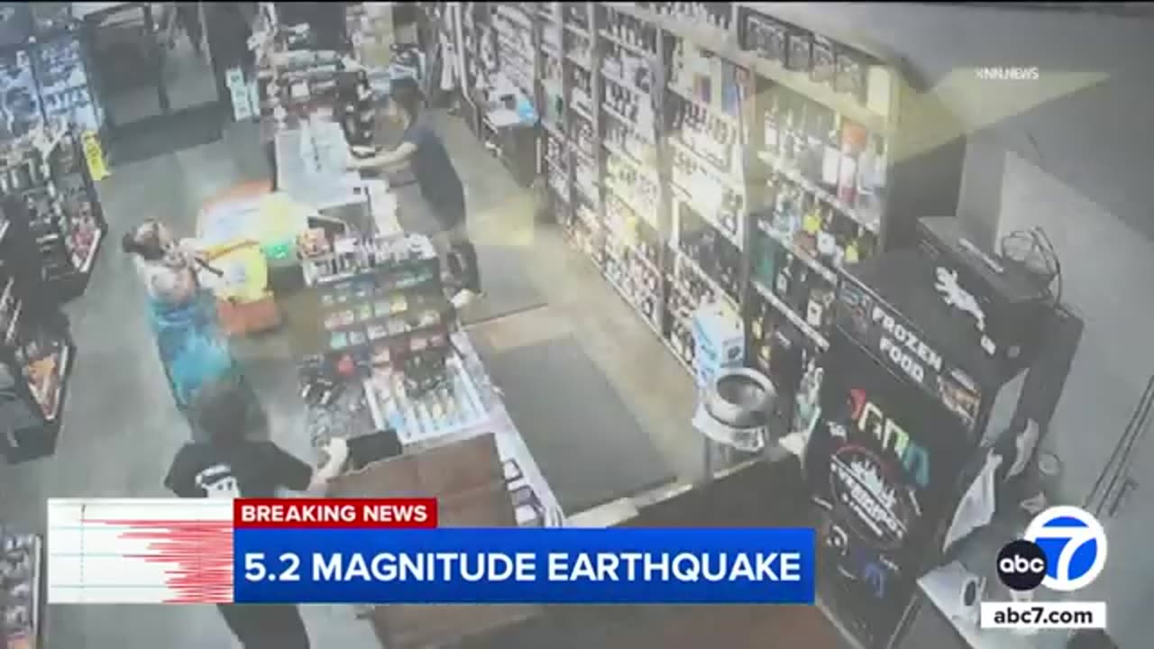 Customers run as earthquake near Bakersfield shakes items off liquor store’s shelves