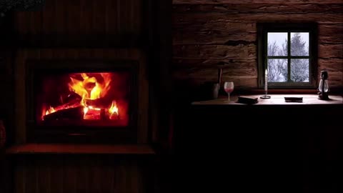Fire in the stove