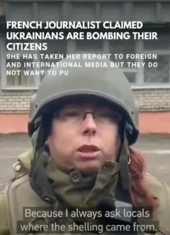 The Ukrainian Army is the one shelling innocent civilians...
