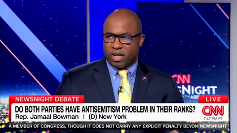 Congressman Jamaal Bowman Thinks The GOP Are the Real Antisemites