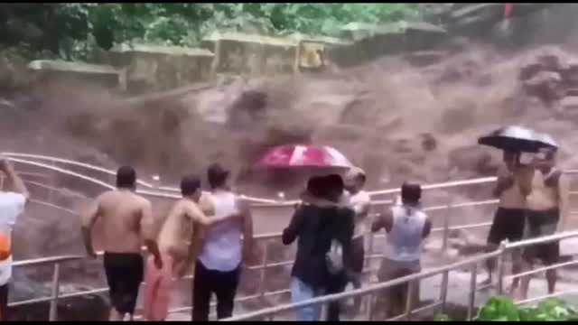 LANDSLIDE IN HARISANKAR ODISHA INDIA