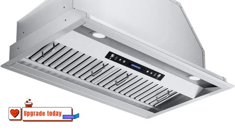 IKTCH 36 inch Built-in/Insert Range Hood 900 CFM
