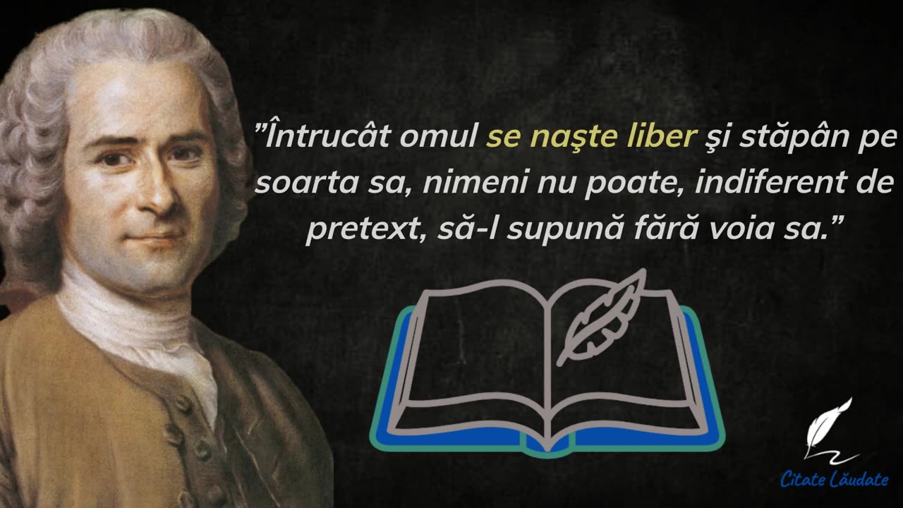 Jean-Jacques Rousseau | Citate Educaționale Iluministe