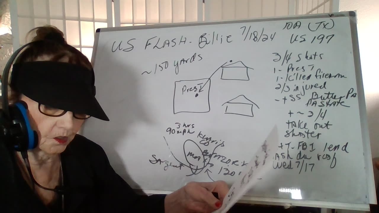 71824 10A(TX) FLASH! BERYL-TX W/O PWR TILL AUG! SHT'ING! PRES T/JD v KH/?! LOUD SHOUTS-DC! US197