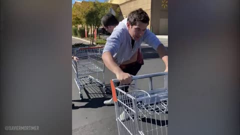 Shopping Cart Superman