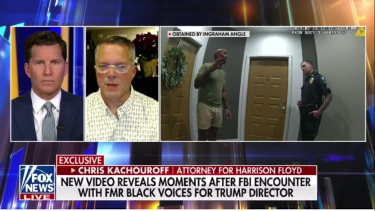 New video reveals moments after FBI encounter with former black voices for Trump Director