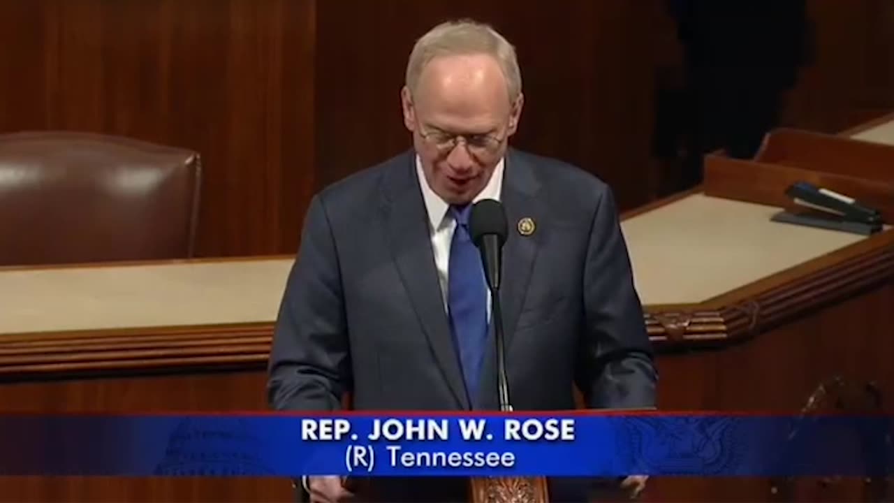 Rep. John Rose Expresses Unwavering Support for Israel on House Floor