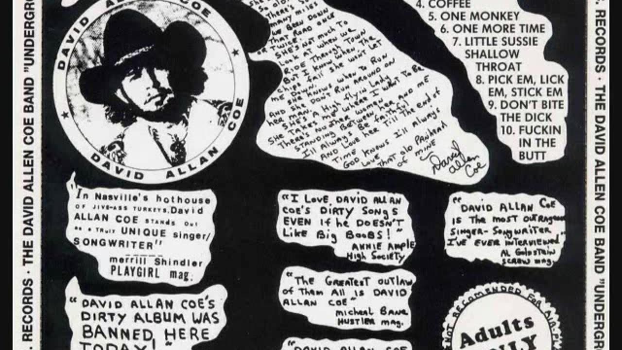 David Allan Coe - Pick 'em Lick 'em Stick 'em