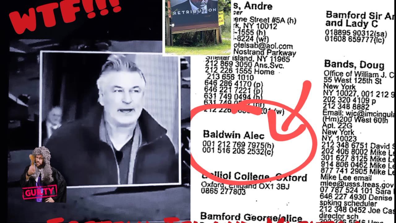 Breaking News: Alec Baldwin "Epstein Client List"