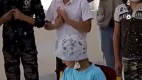 Here are Children fighting cancer in Iraq