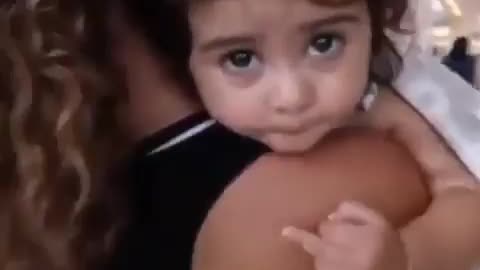 Omg || Hilorius baby showing middle finger ||must watch