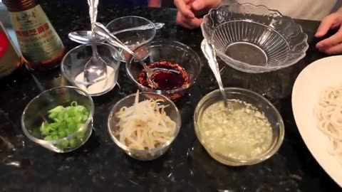 Sichuan Cold Noodles by Mom