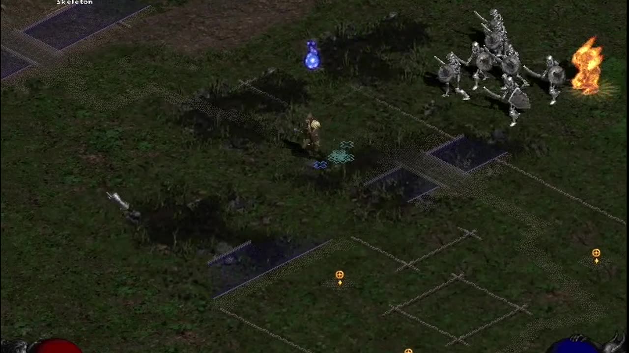 diablo 2 p10 - a somewhat separated party goes against hell