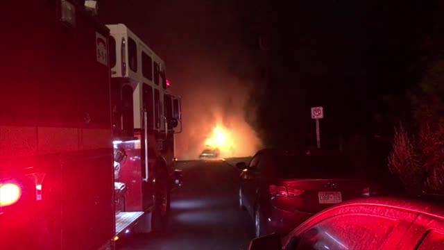 Car on FIRE!!!!!!!!!!