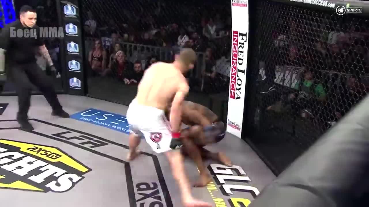 Heavy knockouts in MMA