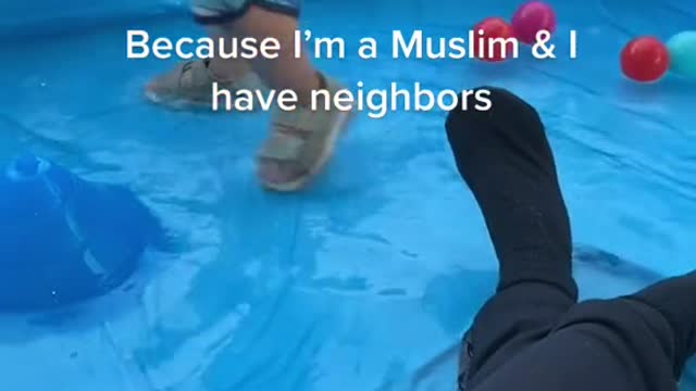 Because l'm a Muslim &I have neighbors