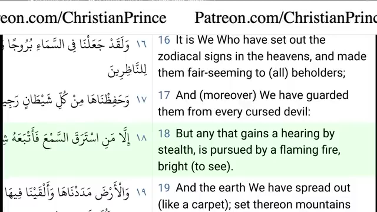 Christian prince They can say whatever they want i am just showing you the answer