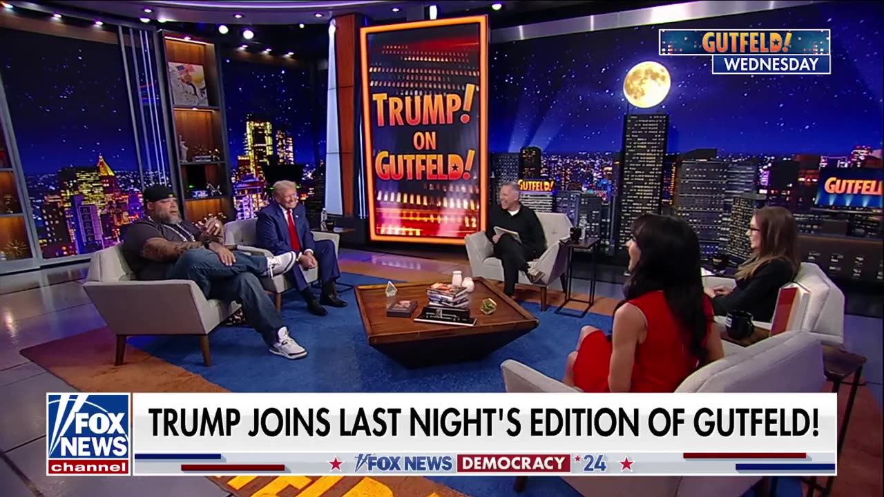 Highlights Trump surprises 'Gutfeld!' audience