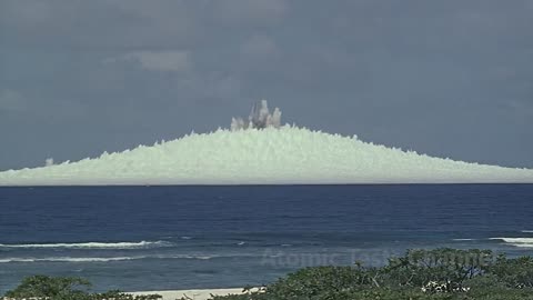 150 METER UNCUT FOOTAGE OF UNDERWATER ATOMIC BLAST 1958